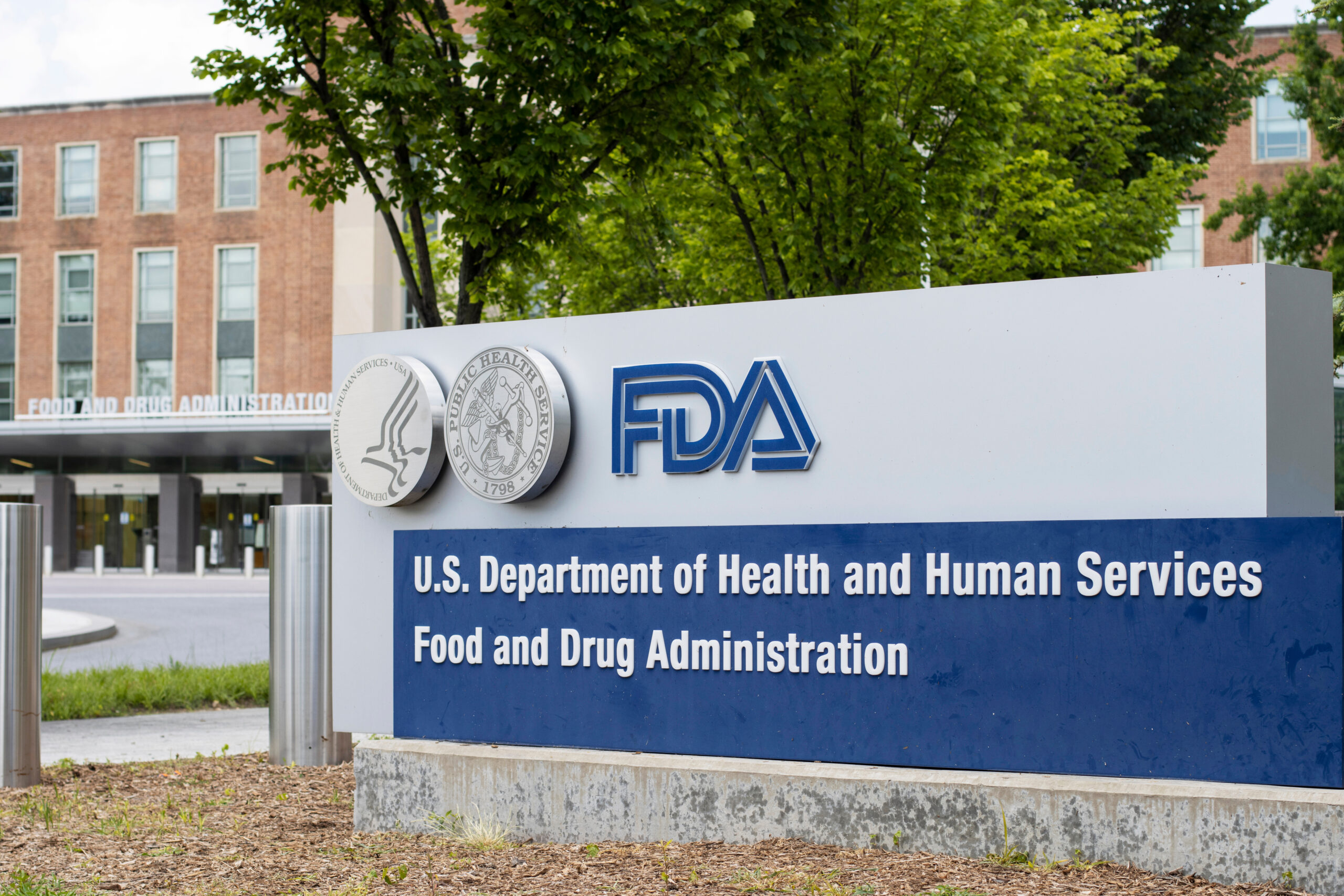 Destaque da sede do FDA